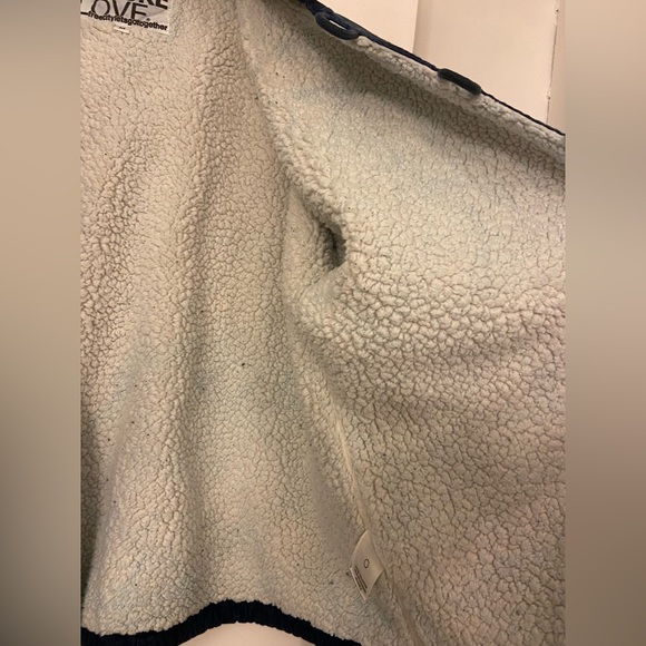 Free City Abiquiu Sherpa Jacket Indigo Blue Size Medium - Picture 8 of 10